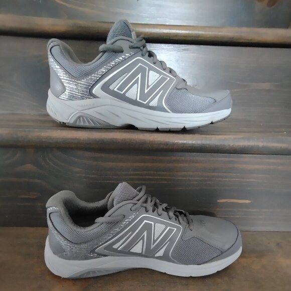 New Balance Women's 847V3 ABZORB Gray Silver Walking Shoes Size 9.5 - Picture 7 of 13